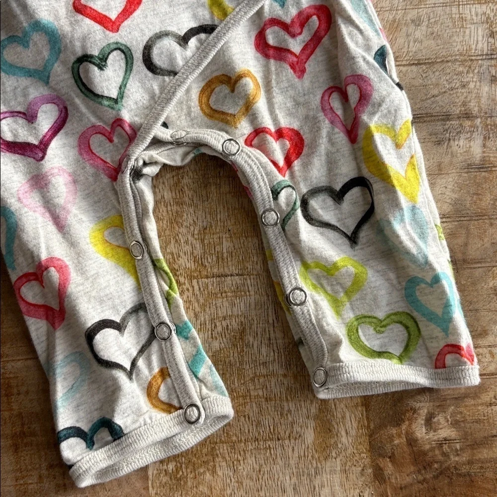 Little Wings Baby Girl Heart One Piece 3m